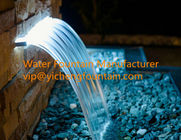 Китай Аксессуары фонтана пруда сопла падения воды прямоугольника со светом приведенным прокладки производитель 
